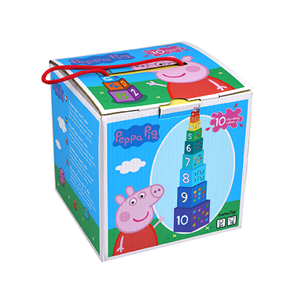 Peppa pig cubos apilables