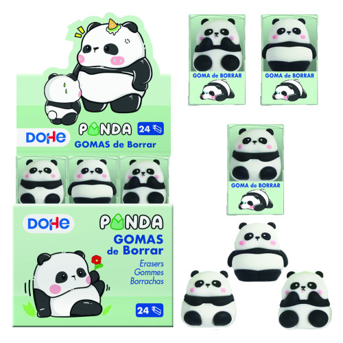 [79635] EXPOSITOR CON 24 GOMAS DE BORRAR PANDA DOHE 79635