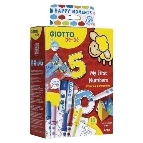 [F478600] SET JUEGO GIOTTO BE-BE MY FIRST NUMBER - Pack de 4 unidades