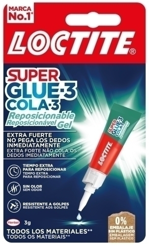 [2943113] PEGAMENTO INST.SUPER GLUE-3 REPOSIC. 3g - Pack de 12 unidades