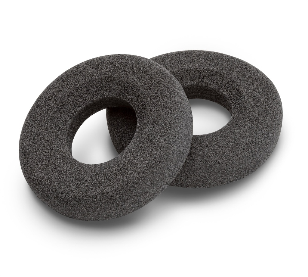 [85S15AA] Almohadillas para auriculares de cuero sintético Poly Blackwire C310/320 (2 unidades)