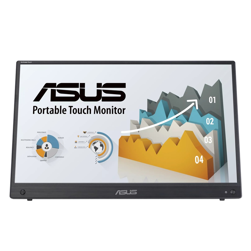 ZenScreen MB16AMTR pantalla para PC 39,6 cm (15.6") 1920 x 1080 Pixeles Full HD LCD Pantalla táctil Negro