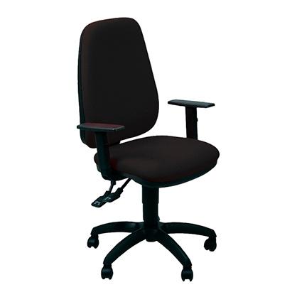 [TETE/BRF/EN] UNISIT SILLA ADMINISTRATIVA SINCRO TETE REPOSABRAZOS AJUSTABLES NEGRA