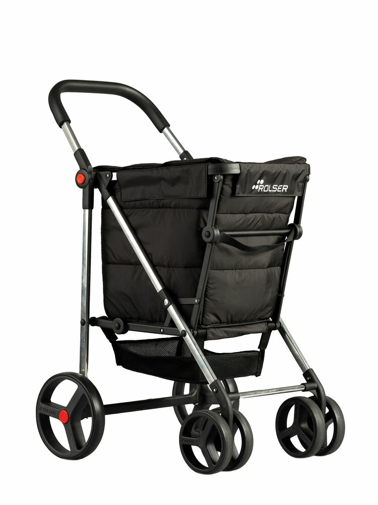 [BAS001-1023] BAS001-1023 bolsa de compras Negro Bolsa para carrito de la compra