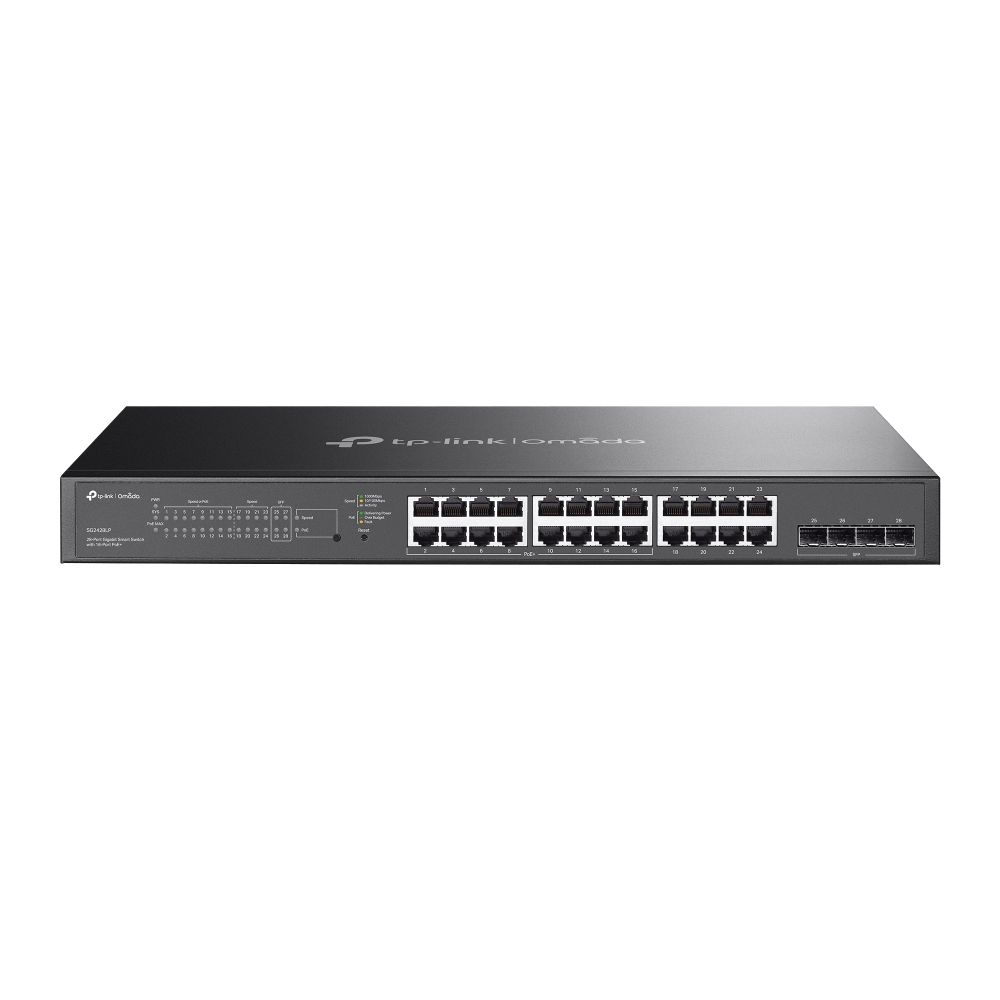 [SG2428LP] Omada SG2428LP switch Gestionado L2/L2+ Gigabit Ethernet (10/100/1000) Energía sobre Ethernet (PoE) Gris