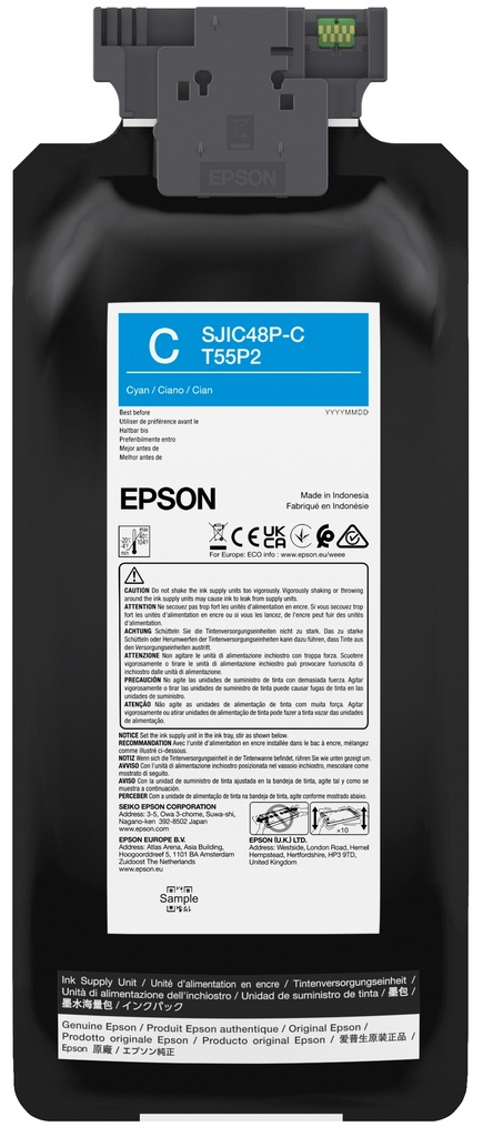 SJIC48P-C cartucho de tinta 1 pieza(s) Original Cian