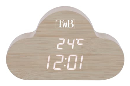 [CLOCKCLWD] CLOCKCLWD despertador Reloj despertador digital Madera