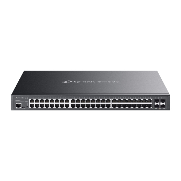 [SG3452XMPP] Omada SG3452XMPP switch Gestionado L2+ Gigabit Ethernet (10/100/1000) Energía sobre Ethernet (PoE) 1U Negro