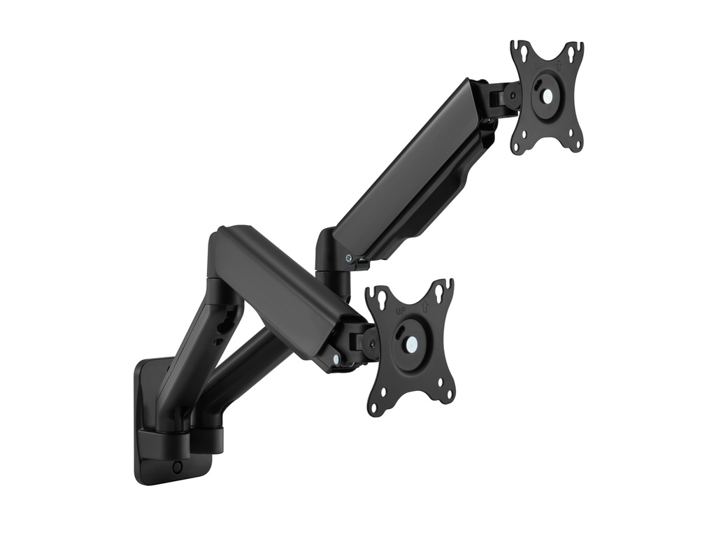 Soporte de pared para monitor doble de 17"-32