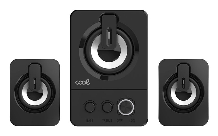 8434847070933 conjunto de altavoces 11 W PC/ordenador portátil Negro 2.1 canales 6 W