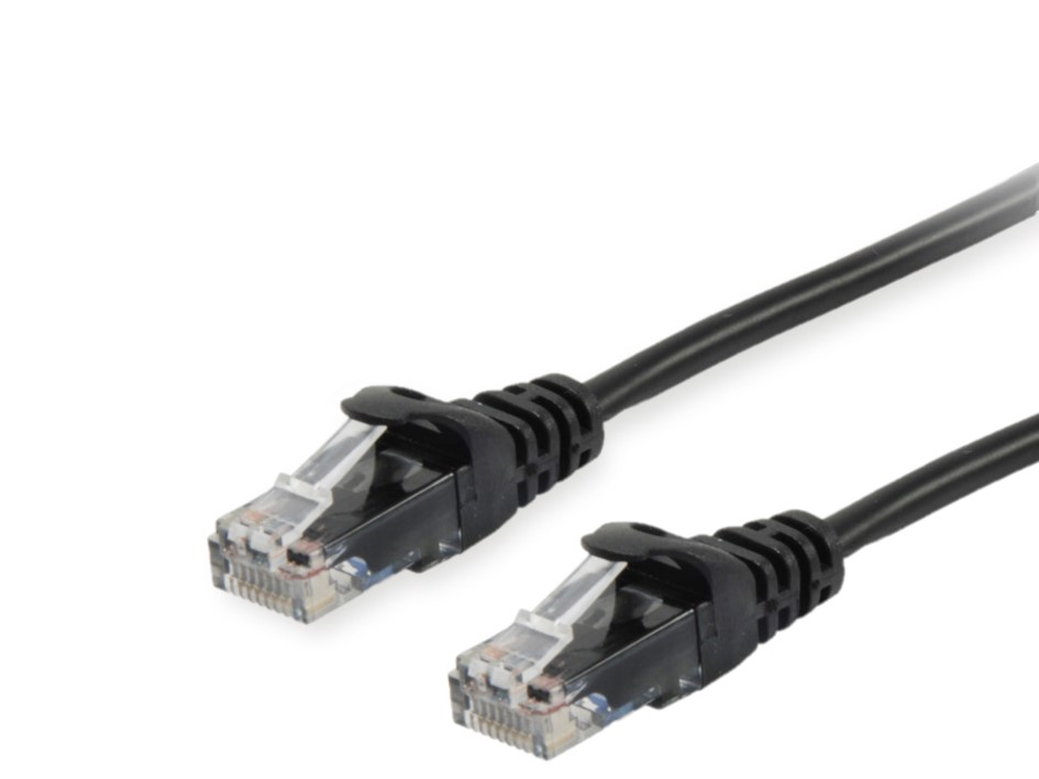603151 cable de red Negro 0,15 m Cat6a U/UTP (UTP)