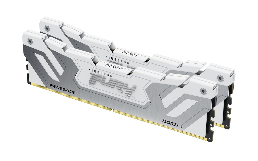 FURY 48GB 8400MT/s DDR5 CL40 CUDIMM (Kit of 2) Renegade White XMP