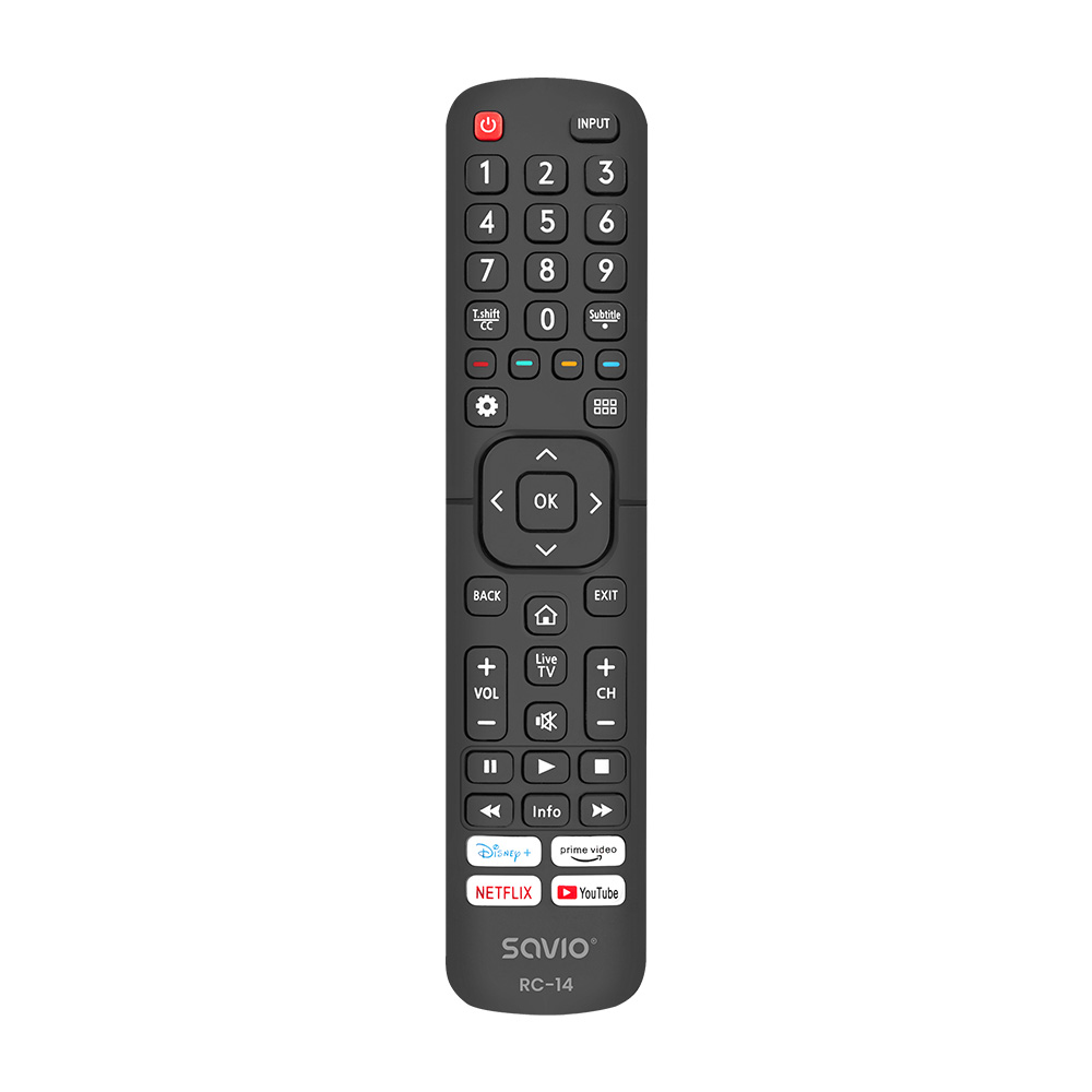 [RC-14] RC-14 Universal remote control/replacement for HISENSE SMART TV mando a distancia IR inalámbrico TV, Sintonizador de TV Botones