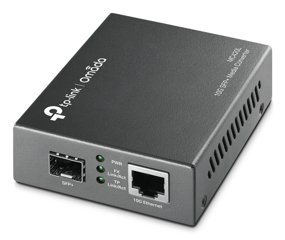 [MC420L] Omada MC420L convertidor de medio 10000 Mbit/s Multimodo, Monomodo Negro