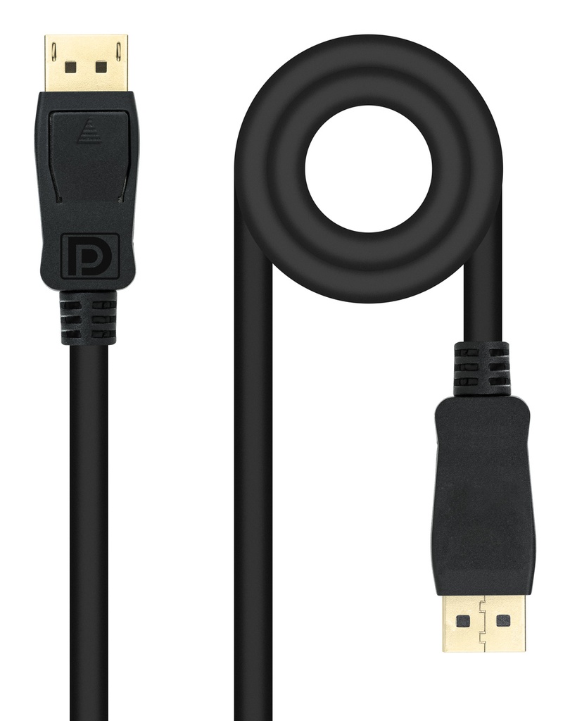 Cable DisplayPort 1.4, DP/M - DP/M, Negro, 0.5 m