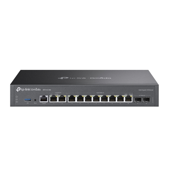 [ER7412-M2] Omada ER7412-M2 router 2.5 Gigabit Ethernet, Gigabit Ethernet Negro