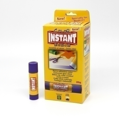 [12361] BARRA PEGAMENTO INSTANT EDUCA 20g - Pack de 24 unidades