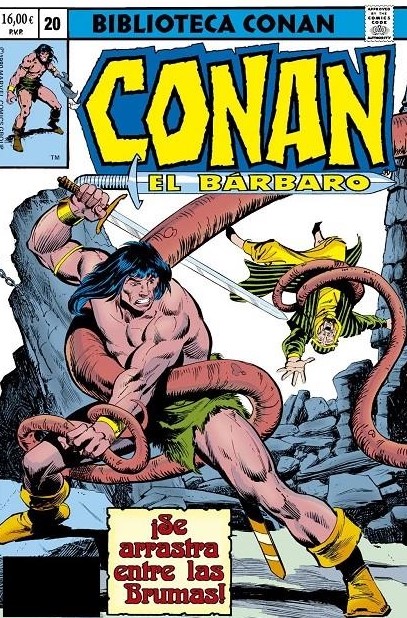 BIBLIOTECA CONAN EL BARBARO 20- 1980-81,SE ARRASTRA ENTRE LAS BRUMAS
