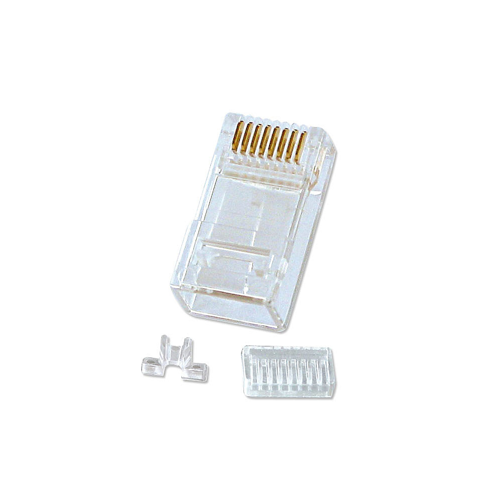[62430] 62430 conector RJ-45 8-pin cat.6 Transparente
