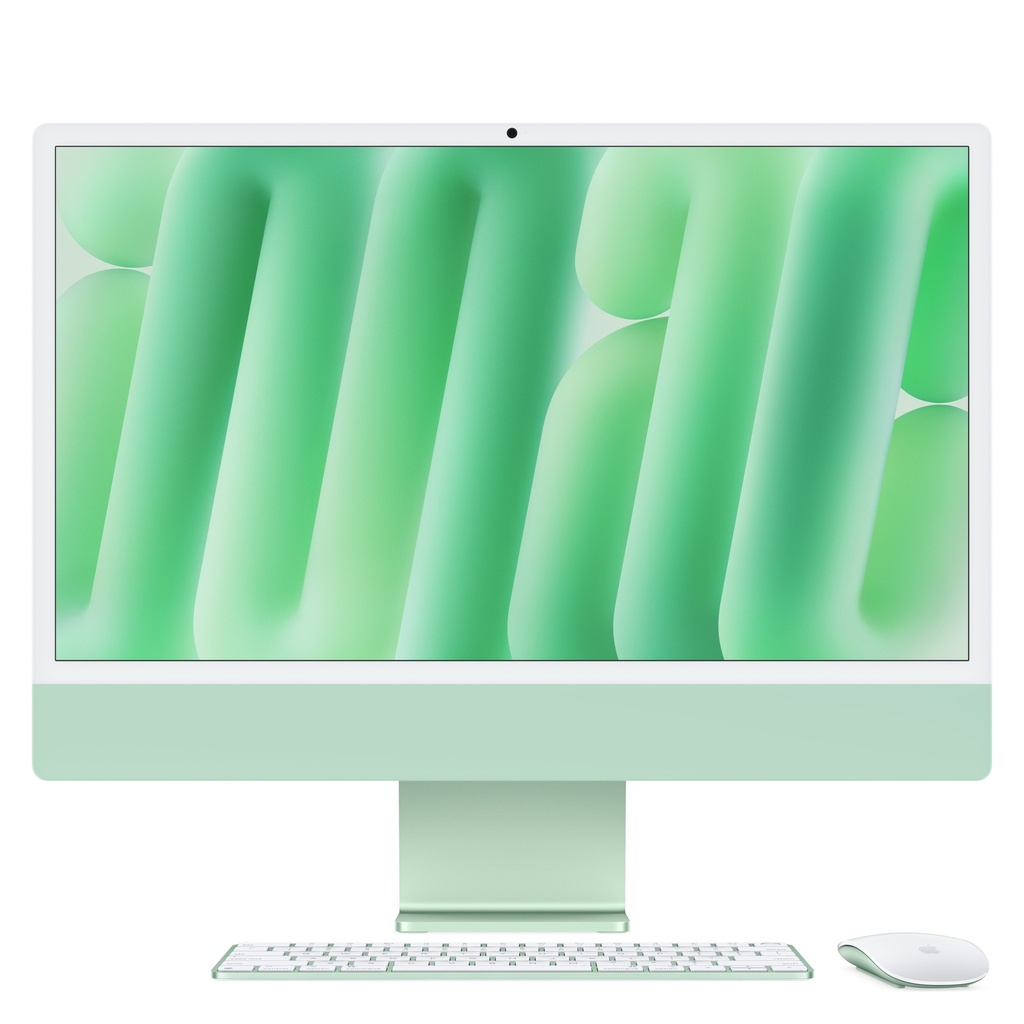 iMac Apple M M4 59,7 cm (23.5") 4480 x 2520 Pixeles PC todo en uno 16 GB 512 GB SSD macOS Sequoia Wi-Fi 6E (802.11ax) Verde