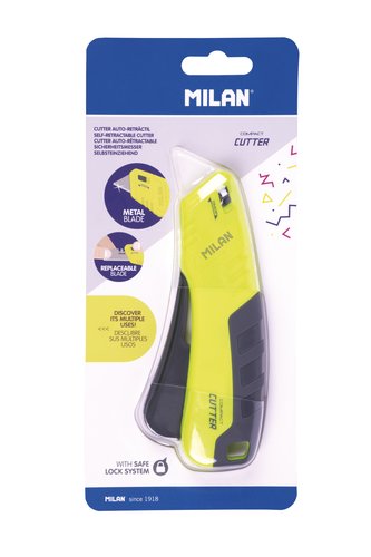 CUTTER MILAN COMPACT ACID AMARILLO - Pack de 3 unidades