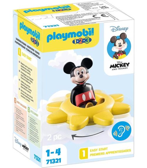 MICKEY SOL GIRATORIO PLAYMOBIL 1 2 3 &amp;DISNEY