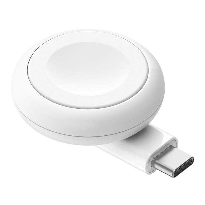BoostCharge Reloj inteligente Blanco USB Cargador inalámbrico Carga rápida Interior, Exterior