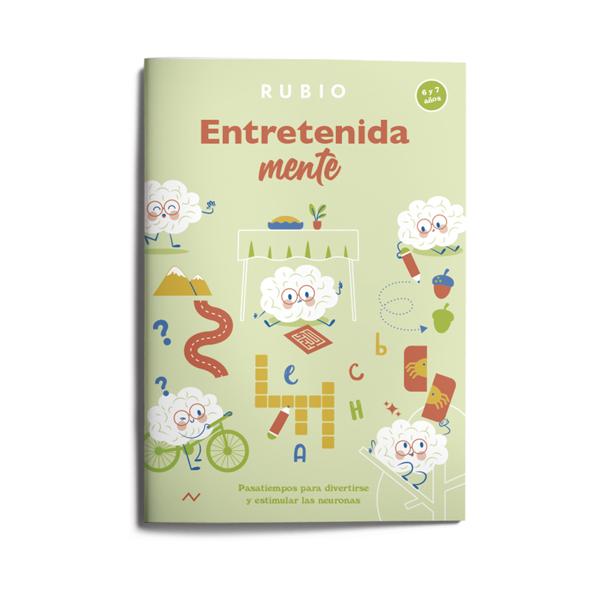[ENT67] EntretenidaMENTE. Pasatiempos para divertirse y estimular las neuronas (6?7 años)