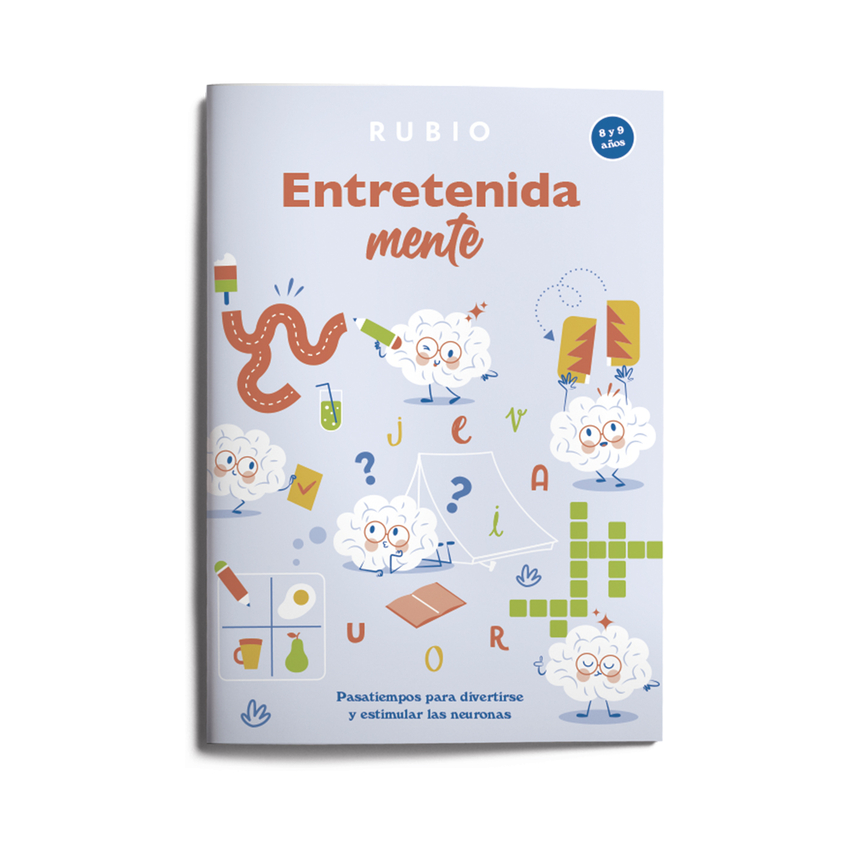 CUADERNO RUBIO ENTRETENIDAMENTE 8-9 AÑOS - Pack de 5 unidades