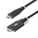 Cable de Carga USB-C de 3m con Fijación por Tornillo Lateral - Cable Cargador USB Tipo C - PD EPR 240W 5A - Cable Cargador USB 2.0 de Servicio Pesado - Certificado USB-IF