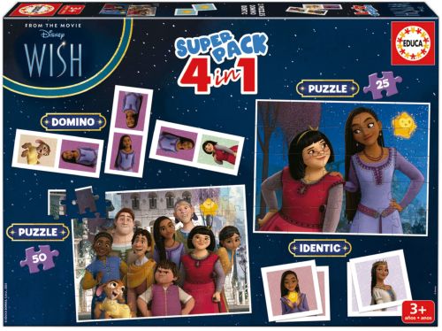 SUPERPACK WISH (DOMINO+ 2 PUZZLES + IDENTIC)