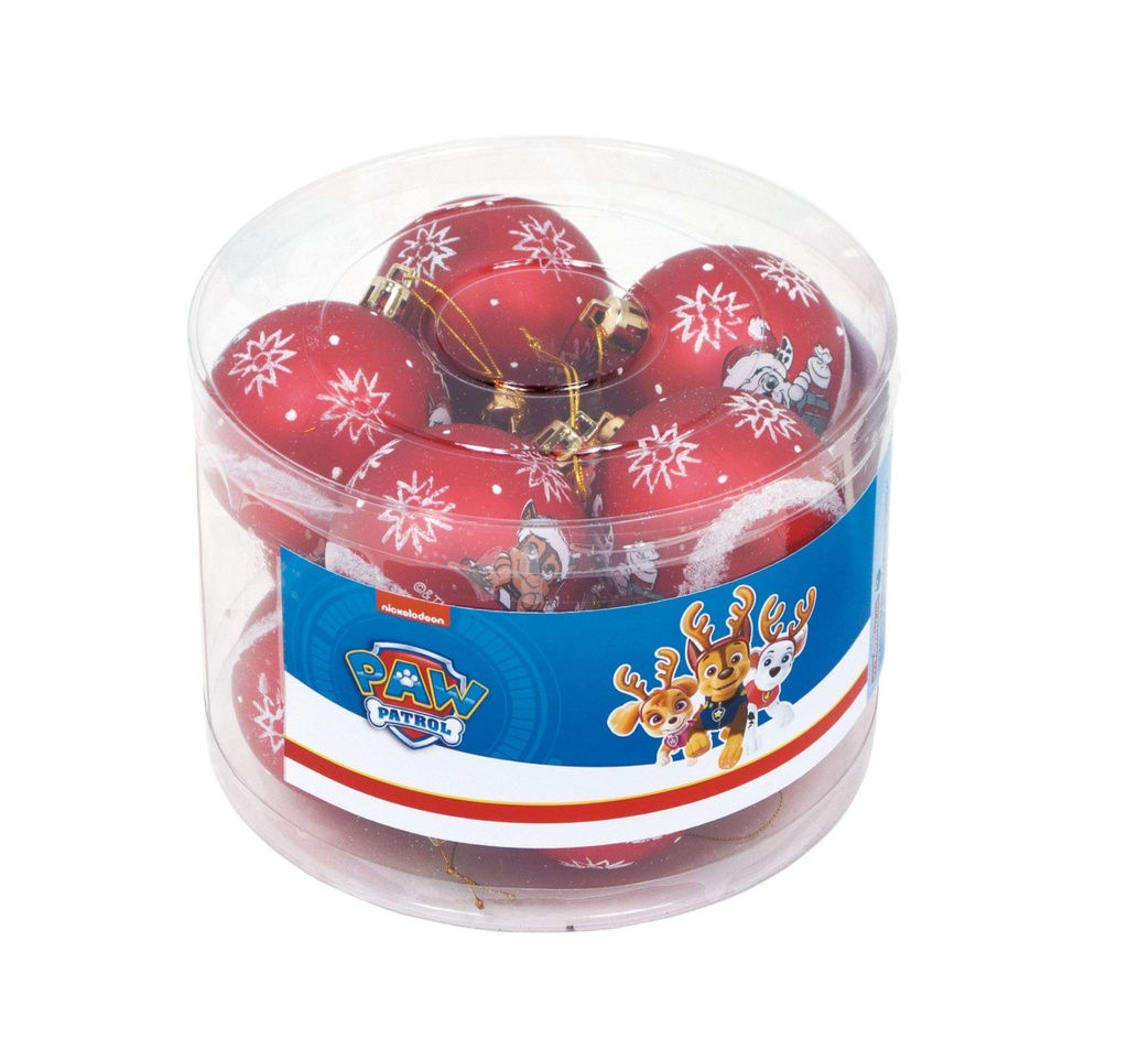 [PW14026] PW14026 adorno navideño Bola de adorno para árbol de navidad Polietileno Multicolor, Rojo 10 pieza(s)