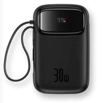 Qpow 2 Polímero de litio 10000 mAh Negro