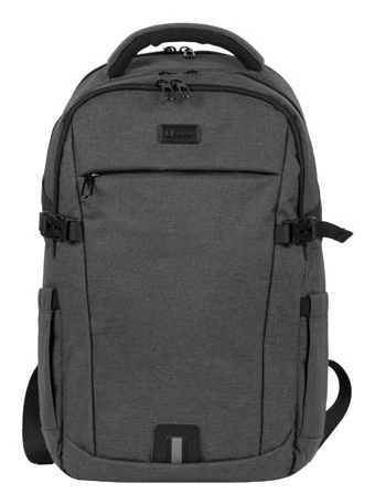 NTO-2226 mochila City backpack Negro, Gris Poliéster