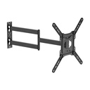 Soporte Eco Giratorio, Inclinable y Nivelable para Monitor/TV 35kg de 23"-65", Negro