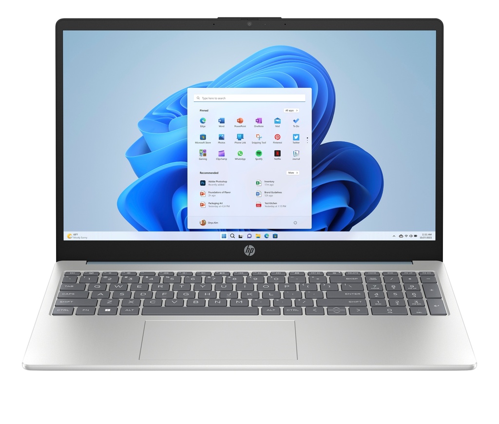 15-fc0122ns AMD Ryzen 5 7520U Portátil 39,6 cm (15.6") Full HD 8 GB LPDDR5-SDRAM 512 GB SSD Wi-Fi 6 (802.11ax) Windows 11 Home Azul