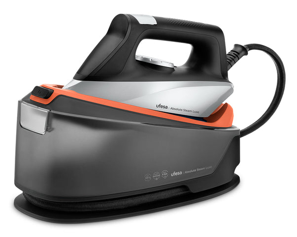 80205970 estación plancha al vapor 2400 W 1,2 L Suela de cerámica Negro, Naranja