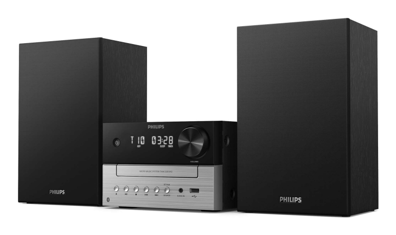 [TAM3205M2] TAM3205M2 sistema de audio para el hogar Microcadena de música para uso doméstico 20 W Negro, Plata