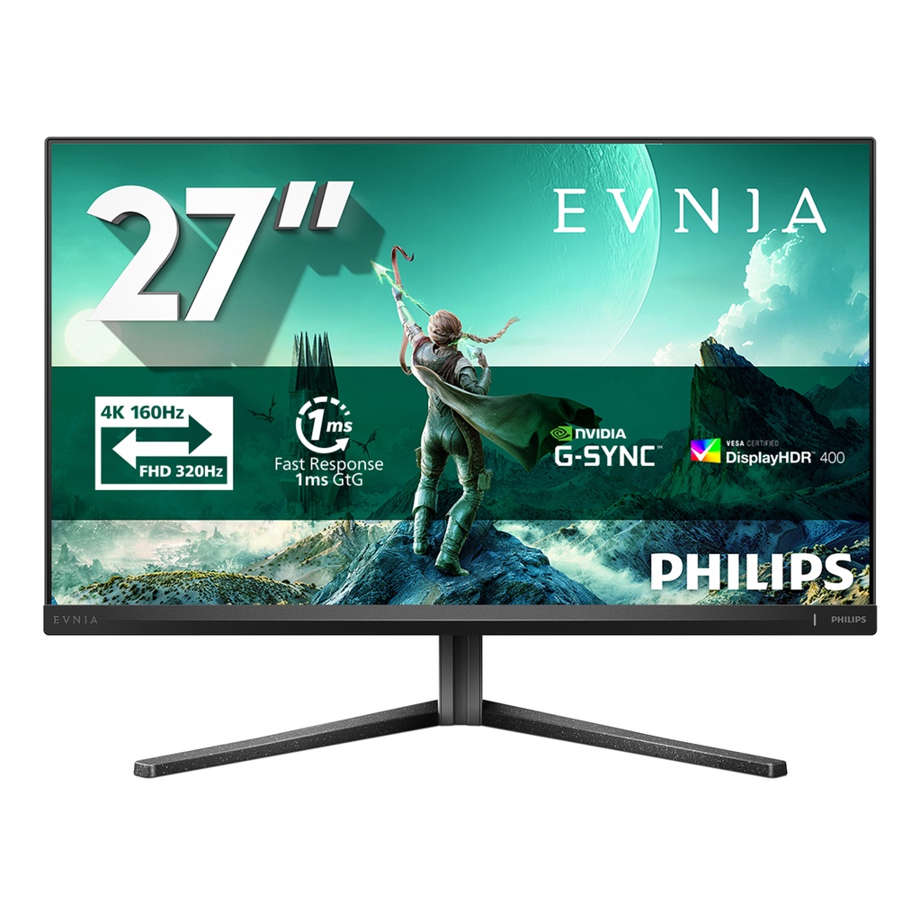 Evnia 3000 27M2N3800A/00 pantalla para PC 68,6 cm (27") 3840 x 2160 Pixeles 4K Ultra HD LCD Gris
