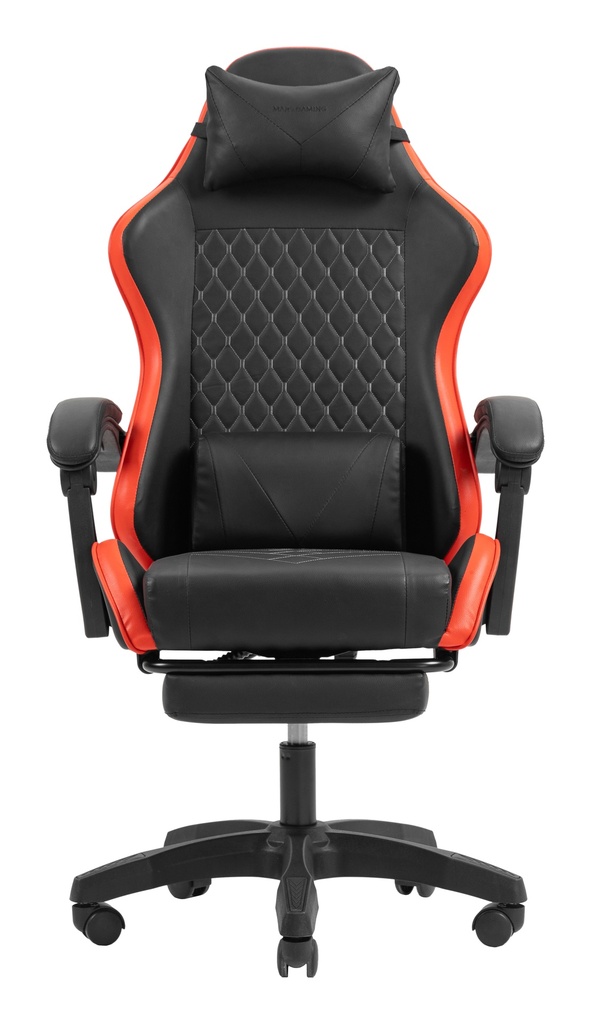 [MGCXBR] MGC-X Silla para videojuegos de PC Asiento acolchado Negro, Rojo