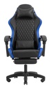 MGC-X Silla para videojuegos de PC Asiento acolchado Negro, Azul