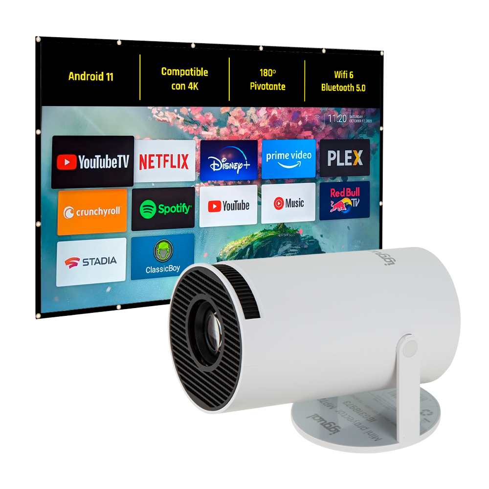 [IGG318973+IGG18133] MP720p + ECO-COST 100" 120 lúmenes ANSI 720p (1280x720) Blanco