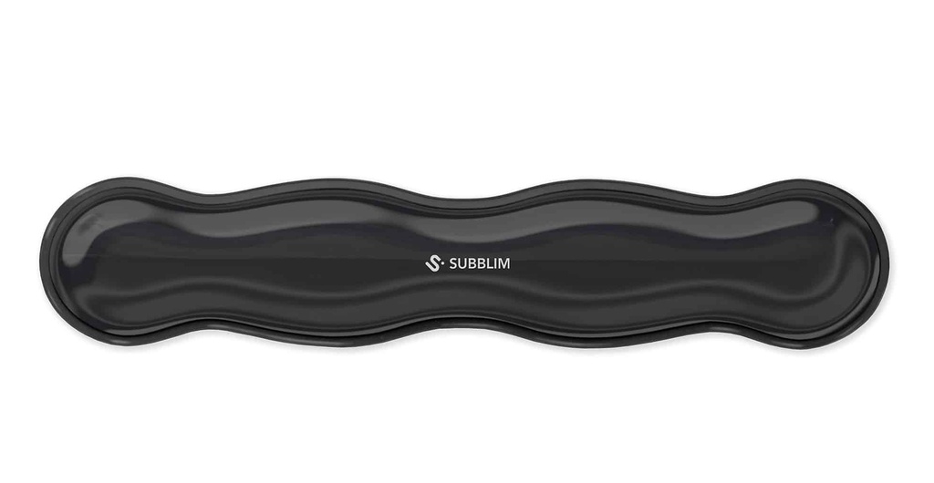 [SUBMP-04E081] Ergo Crystal Flex descansa muñecas Gel Negro