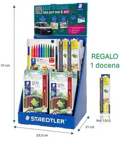 [61 CA25-4] EXPOSITOR STAEDTLER SOBREM.VAC 25