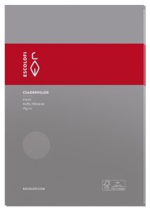CUADERNILLO ESCOLOFI Fº 90gr. CUAD.6x6 - Pack de 10 unidades