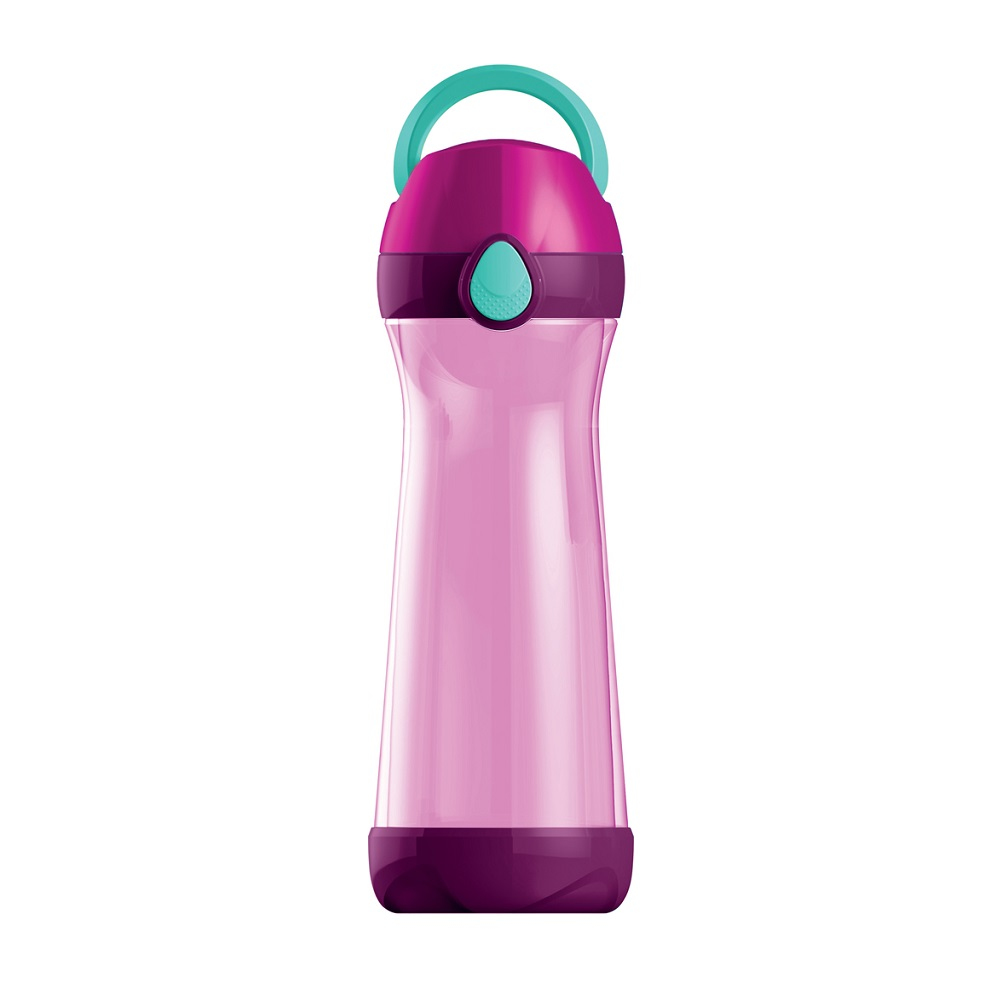 [871616] 871616 bidón de agua 580 ml Acrilonitrilo butadieno estireno (ABS), Polipropileno (PP), Silicona Rosa