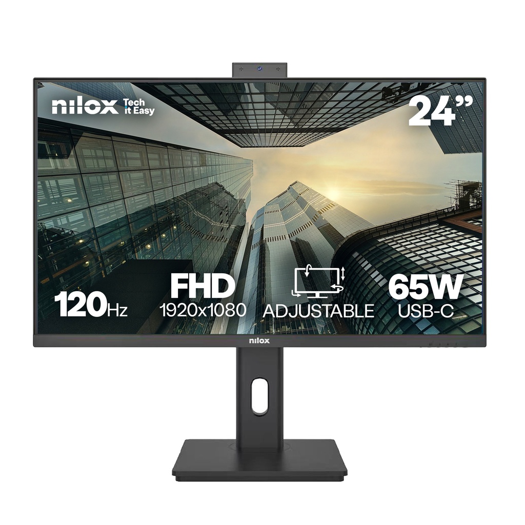 NXM24RWEB0265 pantalla para PC 61 cm (24") 1920 x 1080 Pixeles Full HD LED Negro