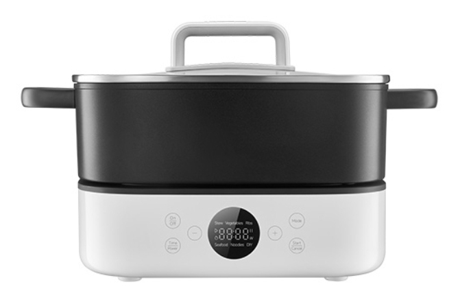 Hot Pot Cooker 6 L Negro, Blanco 2000 W