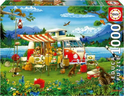PUZZLE 1000 PIEZAS VACACIONES EN EL CAMPO
