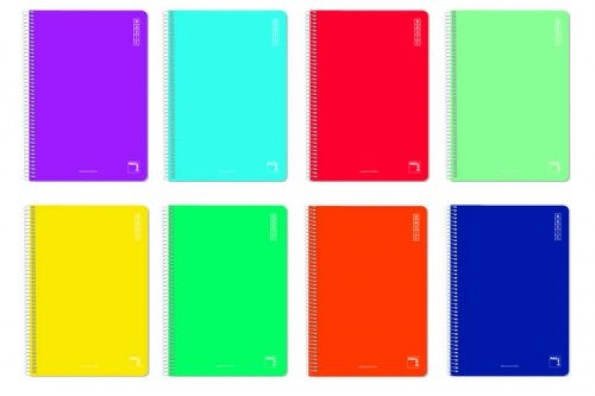 [16439] CUADERNO ESPIRAL SERIE BASIC TAPA BLANDA 60 GRS. 4º (155X215MM.) 80 HOJAS PAUTADO 3,5 CON MARGEN PACSA 16439